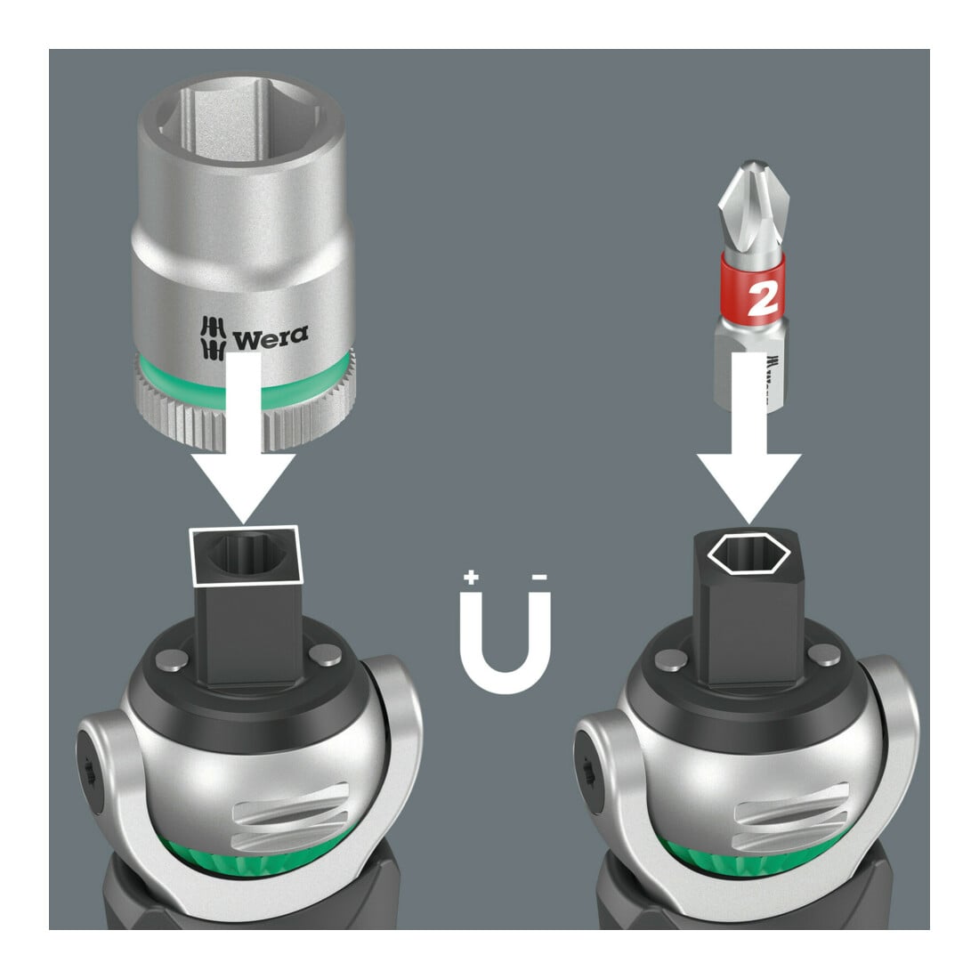 Wera 8009 Zyklop Pocket Set 2, 18-teilig