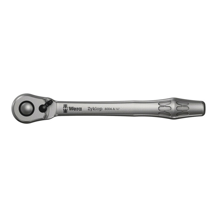 Wera 8100 SA 12 HF Zyklop Metal-ratelset, omschakelpal, 1/4"-aandrijving, metrisch