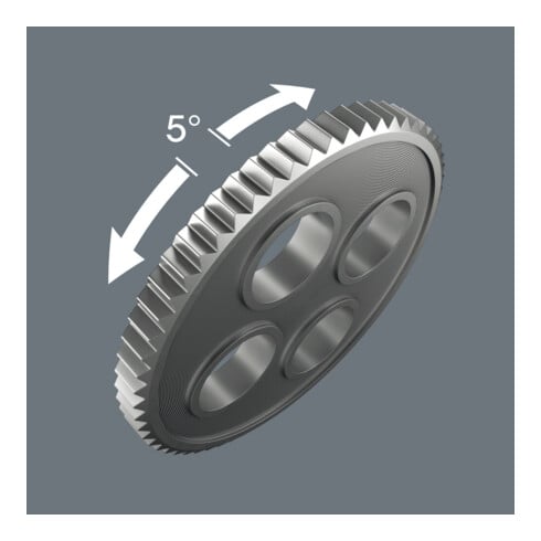 Wera 8100 SA 2 Zyklop Speed-ratelset, 1/4"-aandrijving, metrisch