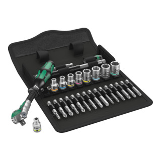 Wera 8100 SA 6 Zyklop Speed-Knarrensatz, 1/4''-Antrieb, metrisch, 28-teilig