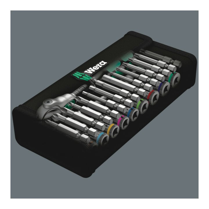 Wera 8100 SA 9 Zyklop Speed-Knarrensatz, 1/4"-Antrieb, zöllig, 28-teilig