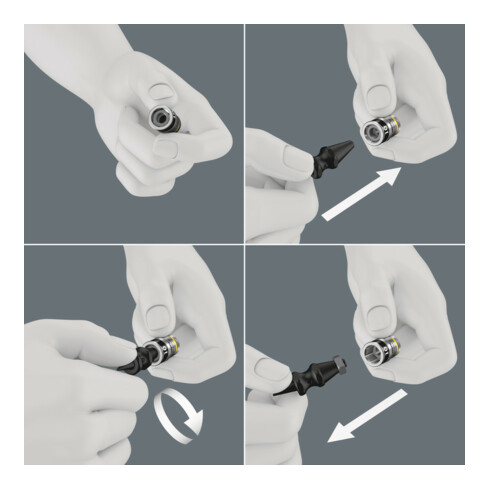 Wera 8100 SA All-in Zyklop Speed-Knarrensatz, mit Haltefunktion, 1/4"-Antrieb, metrisch, 42-teilig