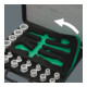 Wera 8100 SA/SC 2 Zyklop Speed-ratelset, 1/4"-aandrijving en 1/2"-aandrijving, metrisch