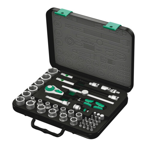 Wera 8100 SB 2 Zyklop Speed-ratelset, 3/8"-aandrijving, metrisch