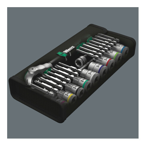 Wera 8100 SB 6 Zyklop Speed-Knarrensatz, 3/8"-Antrieb, metrisch, 29-teilig