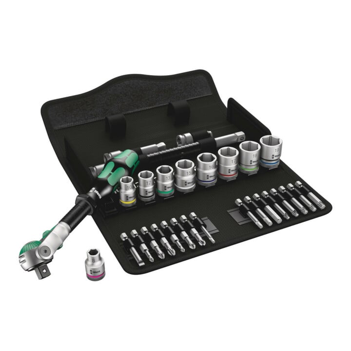 Wera 8100 SB 6 Zyklop Speed-ratelset, 3/8"-aandrijving, metrisch