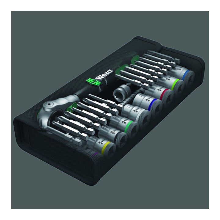 Wera 8100 SB 6 Zyklop Speed-ratelset, 3/8"-aandrijving, metrisch
