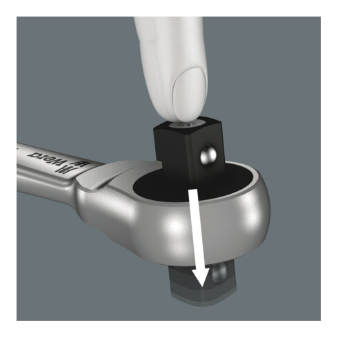 Wera 8100 SB 7 Zyklop Metal-ratelset doorsteekvierkant, 3/8"-aandrijving, metrisch