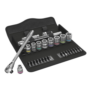 8100 SB 8 Zyklop Metal-Knarrensatz, Umschalthebel, 3/8''-Antrieb, 29-teilig, metrisch 8100 SB 8 Zyklop Metal-Knarrensatz, Umschalthebel, 3/8''-Antrieb, 29-teilig, metrisch