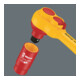 Wera 8100 SB VDE 1 Zyklop ratelset, geïsoleerd, voorzien van omschakelpal, 3/8" aandrijving, metrisch-5