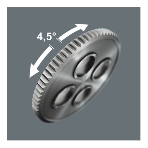 Wera 8100 SB VDE 1 Zyklop ratelset, geïsoleerd, voorzien van omschakelpal, 3/8" aandrijving, metrisch