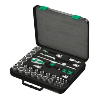 Wera 8100 SC 4 Zyklop-Knarrensatz, 1/2"-Antrieb, zöllig