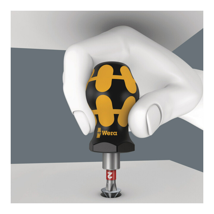 Wera 811/1 ESD Porte-embouts Stubby, magnétique, 1/4" x 54 mm