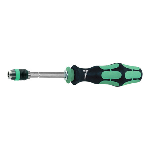 Wera 817 R Bits-Handhalter mit Rapidaptor Schnellwechselfutter für 1/4" Außensechskant