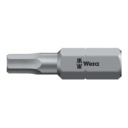 Embout 6 pans Wera 840/1 Z 6KT (métrique), longueur 25 mm