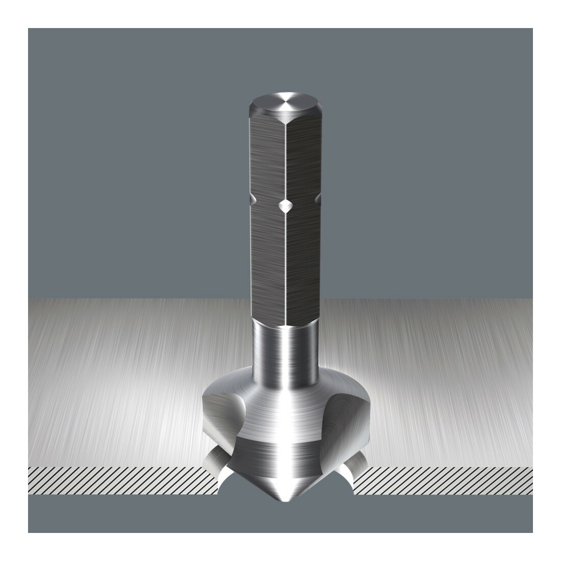 Wera 846/8 verzinkbitset