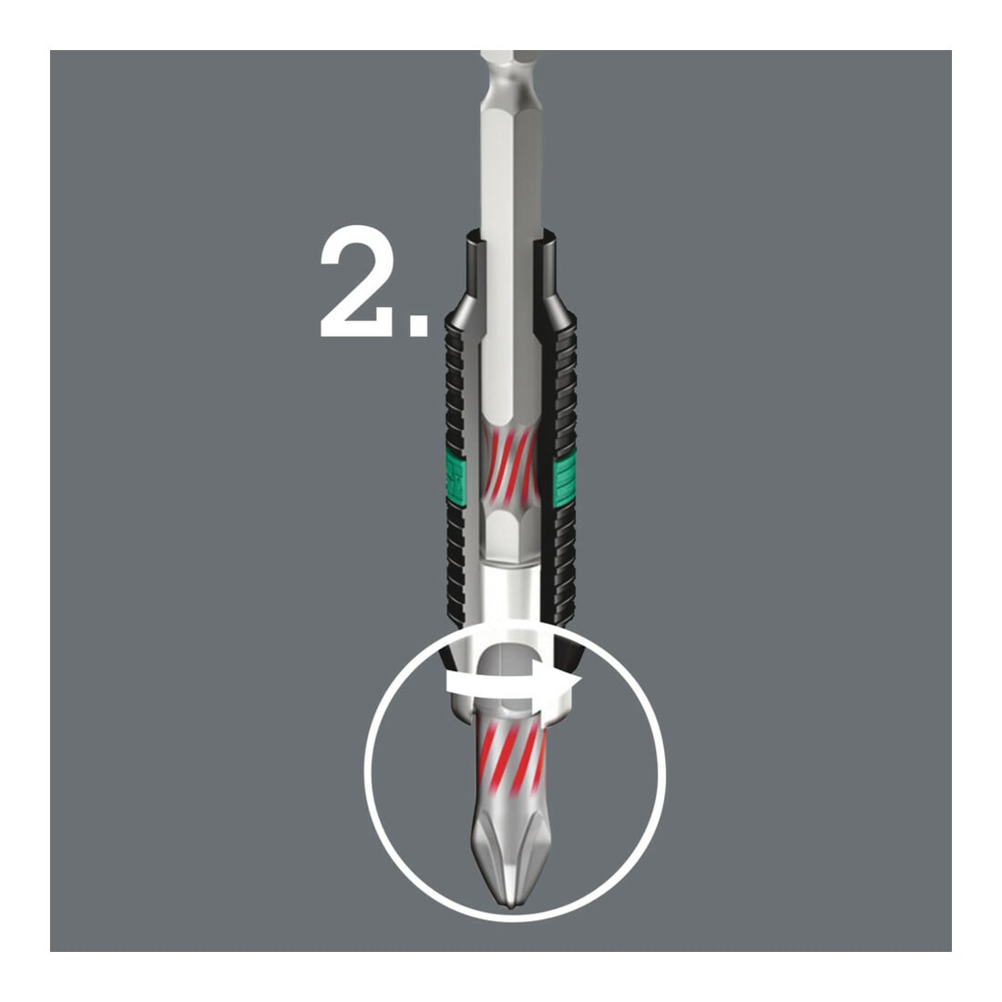 Wera 851/1 BTZ Phillips-Bit, Länge 25 mm