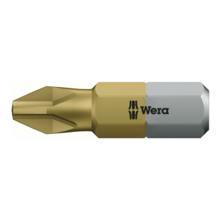 Wera 851/1 TiN Phillips-Bit, Länge 25 mm