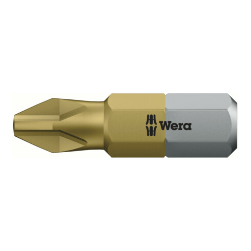 Wera 851/1 TiN Phillips-Bits, PH 2, Länge 25 mm