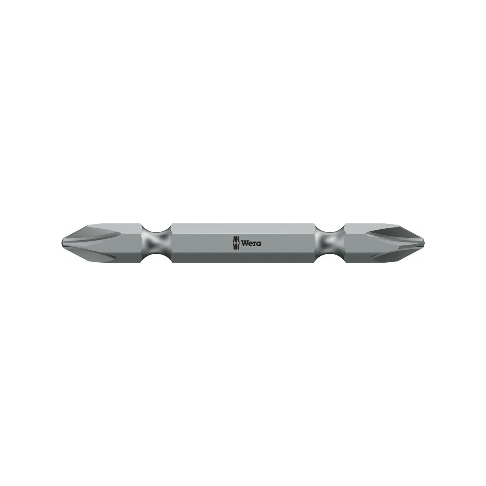 Wera 851/23 DoppelPhillips-Bits für Phillips-Schrauben, PH 2, Länge 45 mm