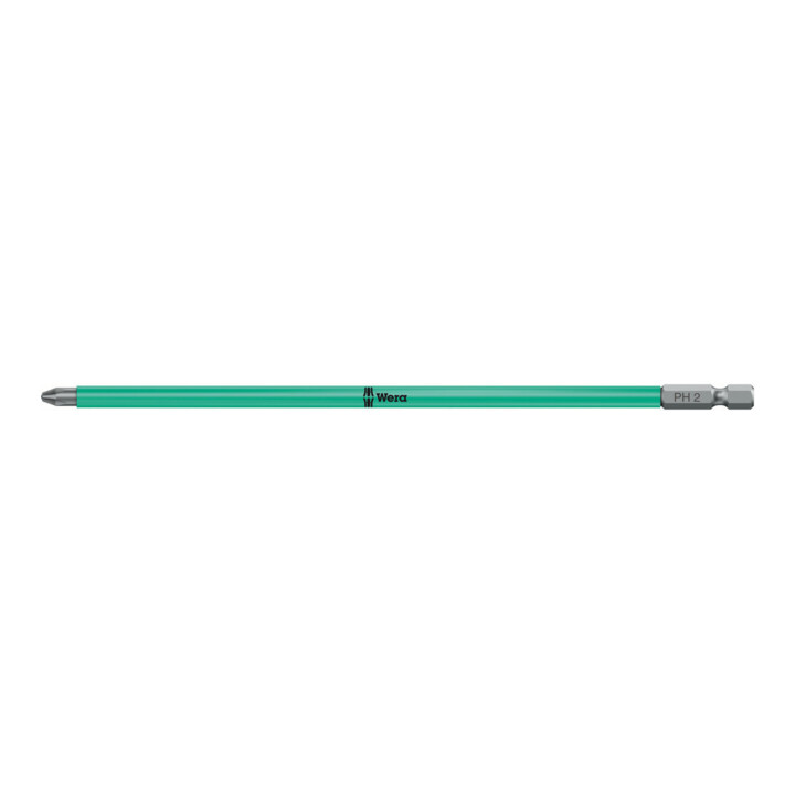 Wera 853/4 ACR SL Bits mit Schlauchummantelung, magnetisiert, PH 2 x 200 mm