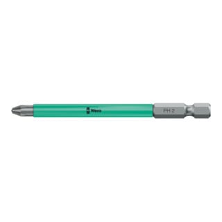 Wera 853/4 ACR SL Bits mit Schlauchummantelung, magnetisiert, PH 2 x 90 mm