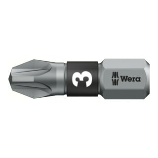 Wera 855/1 BTZ Pozidriv-Bits, PZ 3, Länge 25 mm