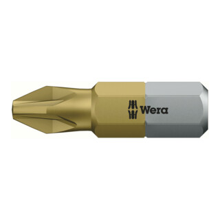 Wera 855/1 TiN Pozidriv-Bits, Länge 25 mm