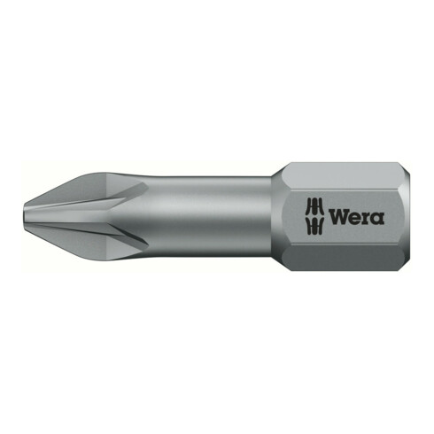 Wera Pozidriv Torsion Bit, L25 mm, 1/4" Antrieb, für Metall