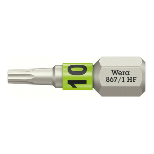 Wera 867/1 Embout TORX® HF avec fonction de retenue, TX 10 x 25 mm