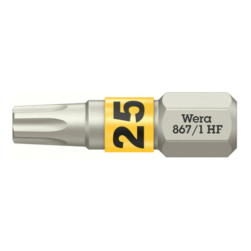 Wera 867/1 Embout TORX® HF avec fonction de retenue, TX 25 x 25 mm