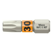 Wera 867/1 Embout TORX® HF avec fonction de retenue, TX 30 x 25 mm