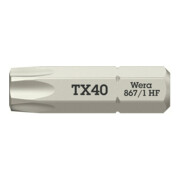 Wera 867/1 Embout TORX® HF avec fonction de retenue, TX 40 x 25 mm