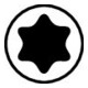 Wera 867/1 Embout TX HF avec fonction de retenue, TX 25 x 25 mm