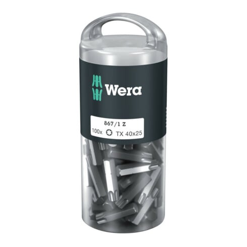 Wera 867/1 Z TORX® Bits 100 x, lengte 25 mm