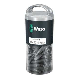 Wera 867/1 Z TX-bitset 100x, lengte 25 mm