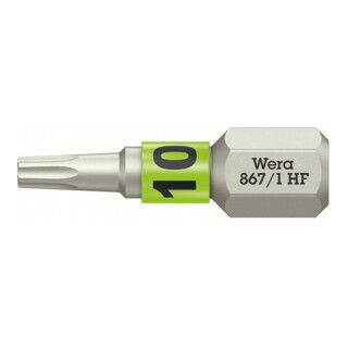 Wera 867/1 TX HF Bit mit Haltefunktion, TX 10 x 25 mm