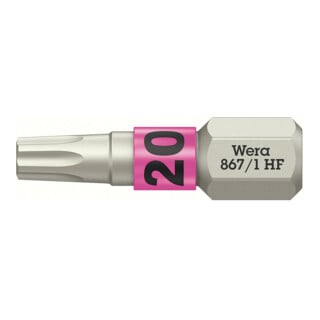 Wera 867/1 TX HF Bit mit Haltefunktion, TX 20 x 25 mm