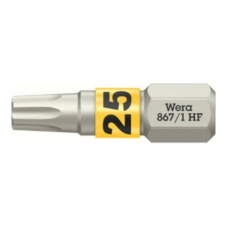 Wera 867/1 TX HF Bit mit Haltefunktion, TX 25 x 25 mm