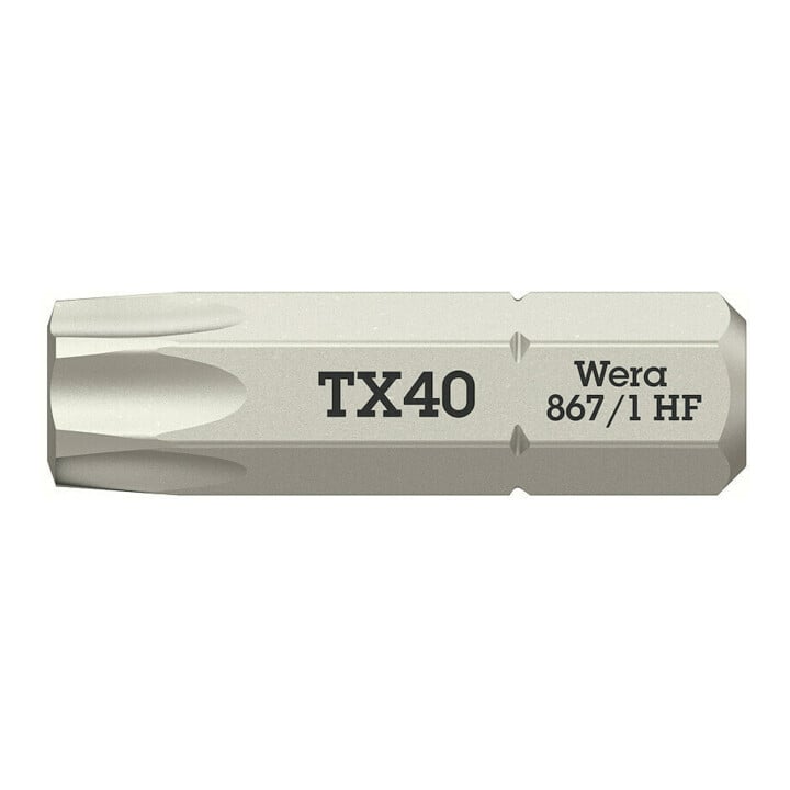 Wera 867/1 TX HF Bit mit Haltefunktion, TX 40 x 25 mm