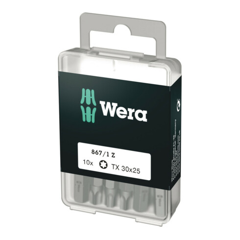 Wera 867/1 Z TORX® Bits 10 x, lengte 25 mm