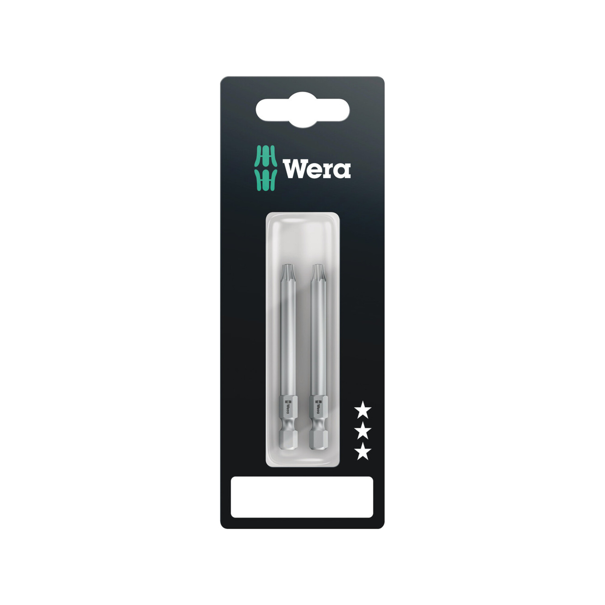 Wera 867/4 Z TX BO Bits mit Bohrung SB, TX 10 x 70 mm, 2-teilig