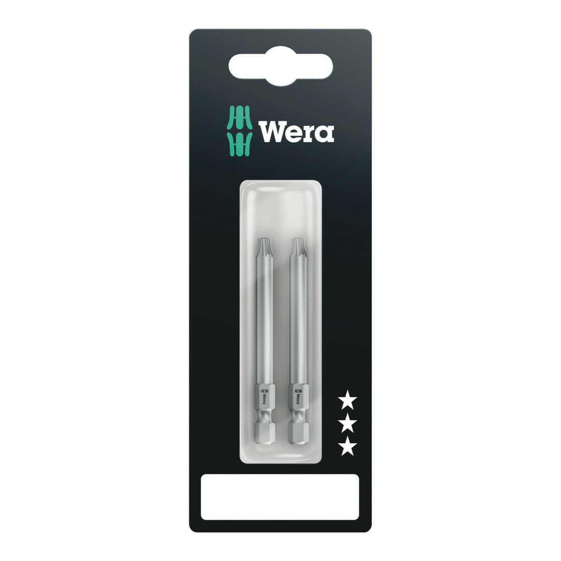 Wera 867/4 Z TX BO Bits mit Bohrung SB, TX 30 x 70 mm, 2-teilig