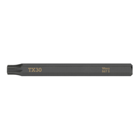 Wera 867 S TORX® Bit für Schlagschraubendreher, TX 30 x 70 mm