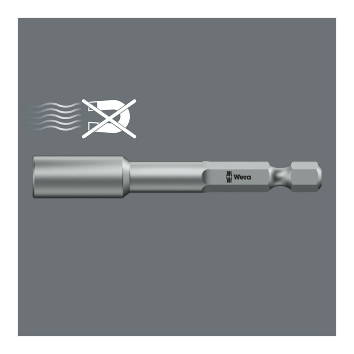 Wera 869/4 Steckschlüsseleinsätze, SW 10,0 mm, Länge 50,0 mm
