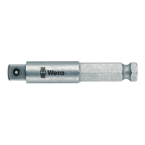 Wera 870/7 Arbres à outils Réceptacle de taille 1/2", longueur 75 mm