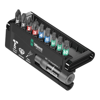 Wera 8740/51/55/67-9/IMP DC Impaktor Bit-Check, Größe 5, Länge 10 mm