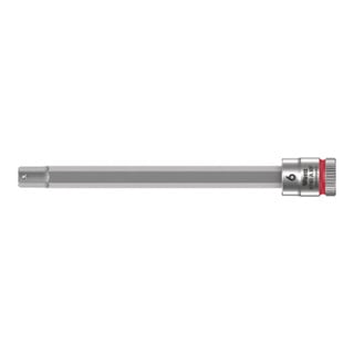 Wera 8740 A HF Zyklop Bitnuss mit 1/4"-Antrieb, mit Haltefunktion für Innensechskantschrauben, 6 x 100 mm