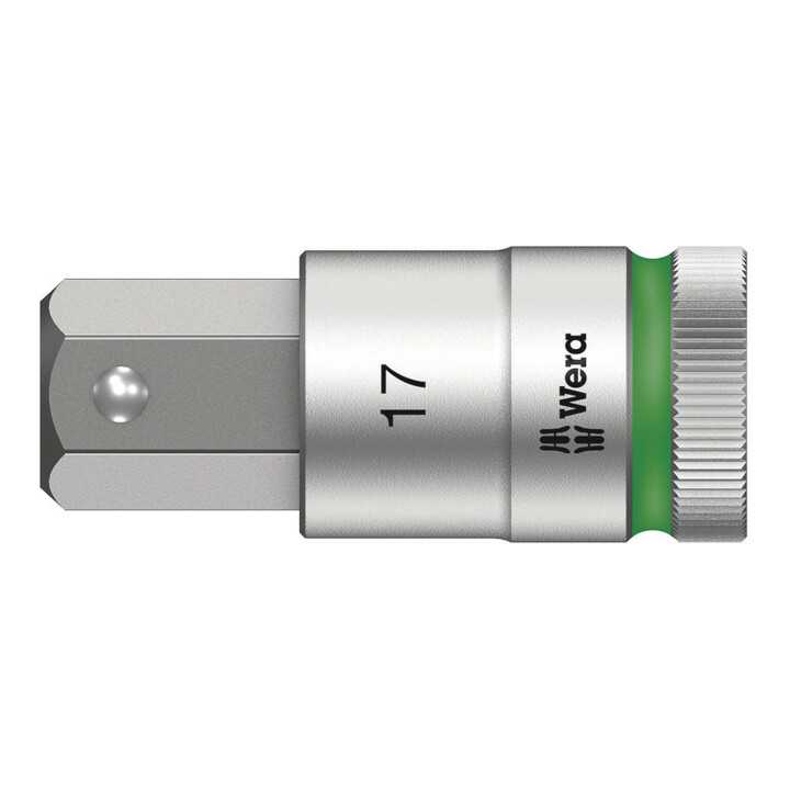 Wera 8740 B HF 1 Zyklop Bitnuss-Satz, mit 3/8"-Antrieb, mit Haltefunktion für Innensechskantschrauben, 7-teilig