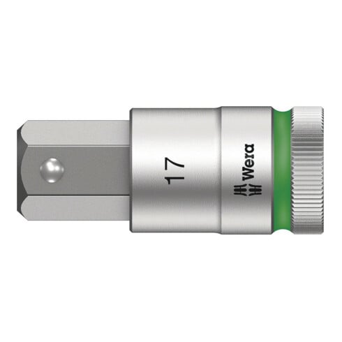 Wera 8740 B HF 1 Zyklop Bitnuss-Satz, mit 3/8"-Antrieb, mit Haltefunktion für Innensechskantschrauben, 7-teilig